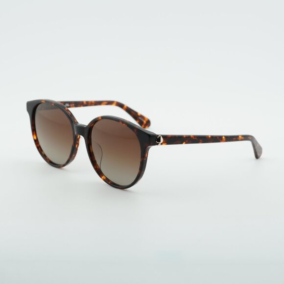 Kate Spade ELIZA/F/S 0086 LA Sunglasses Havana Round Frame, Polarized Lenses